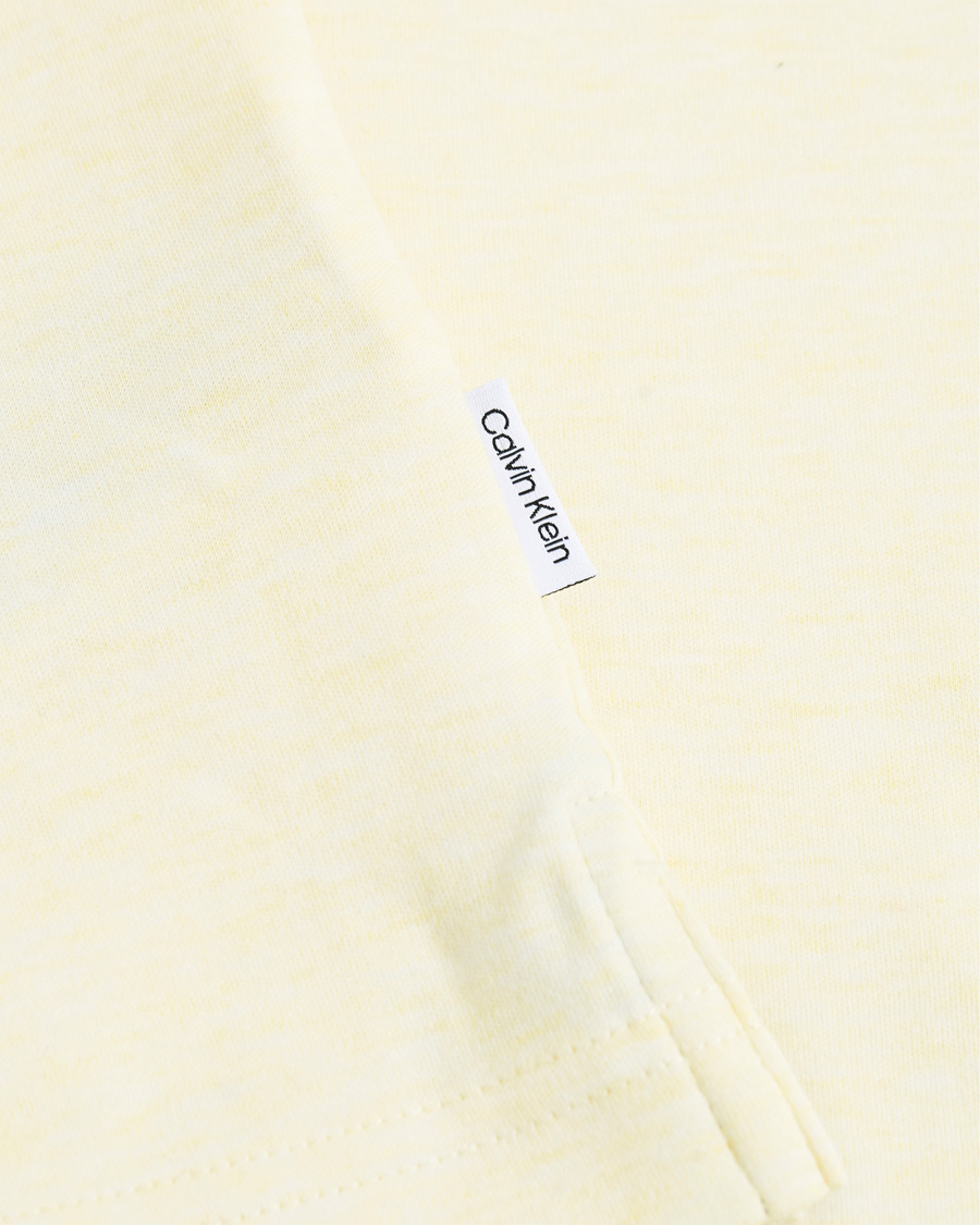 Herre | Pikéer | Calvin Klein | Slim Fit Soft Interlock Polo Pastel Yellow Heather