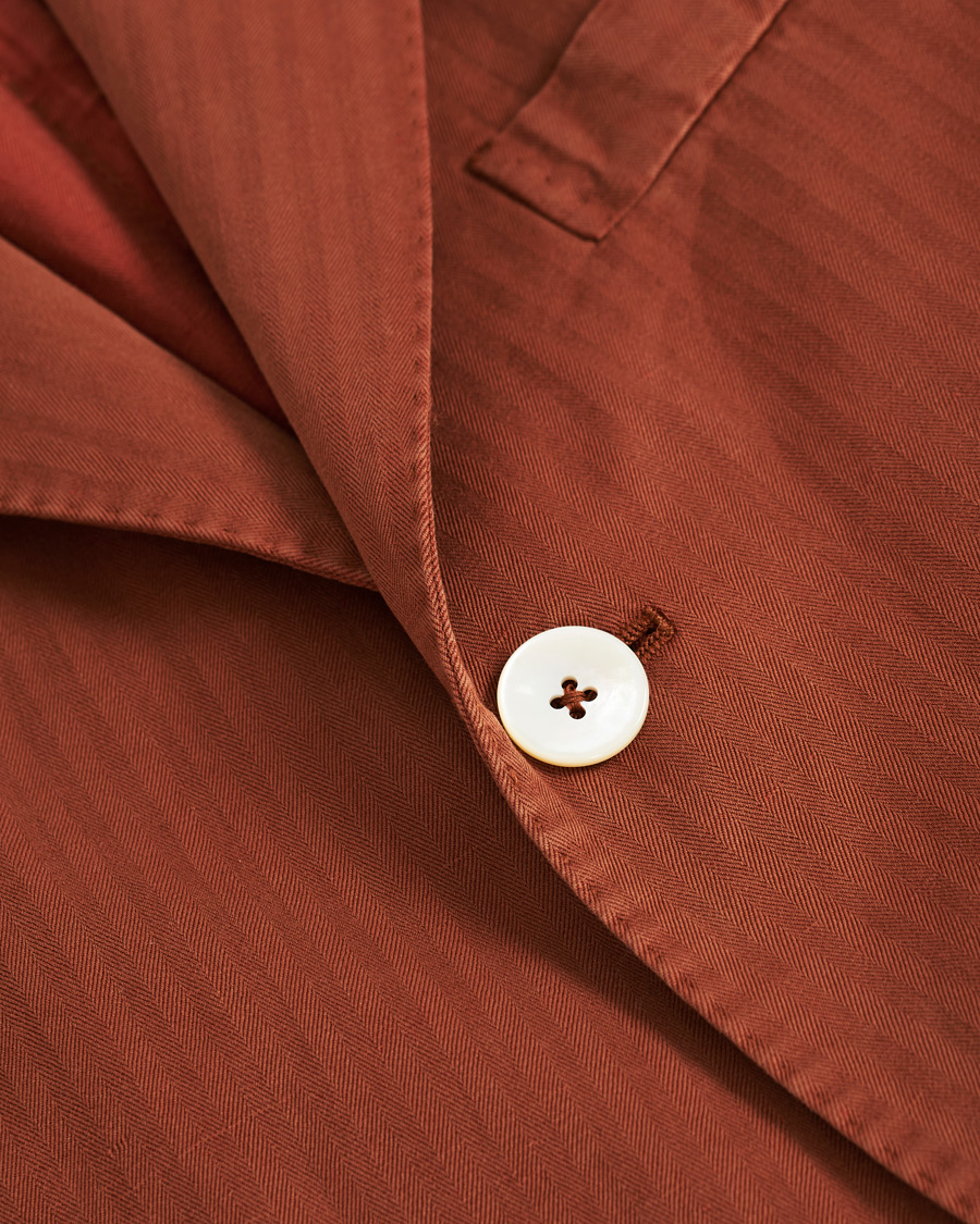Herre | Dressjakker | The Gigi | Linen Herringbone Blazer Orange