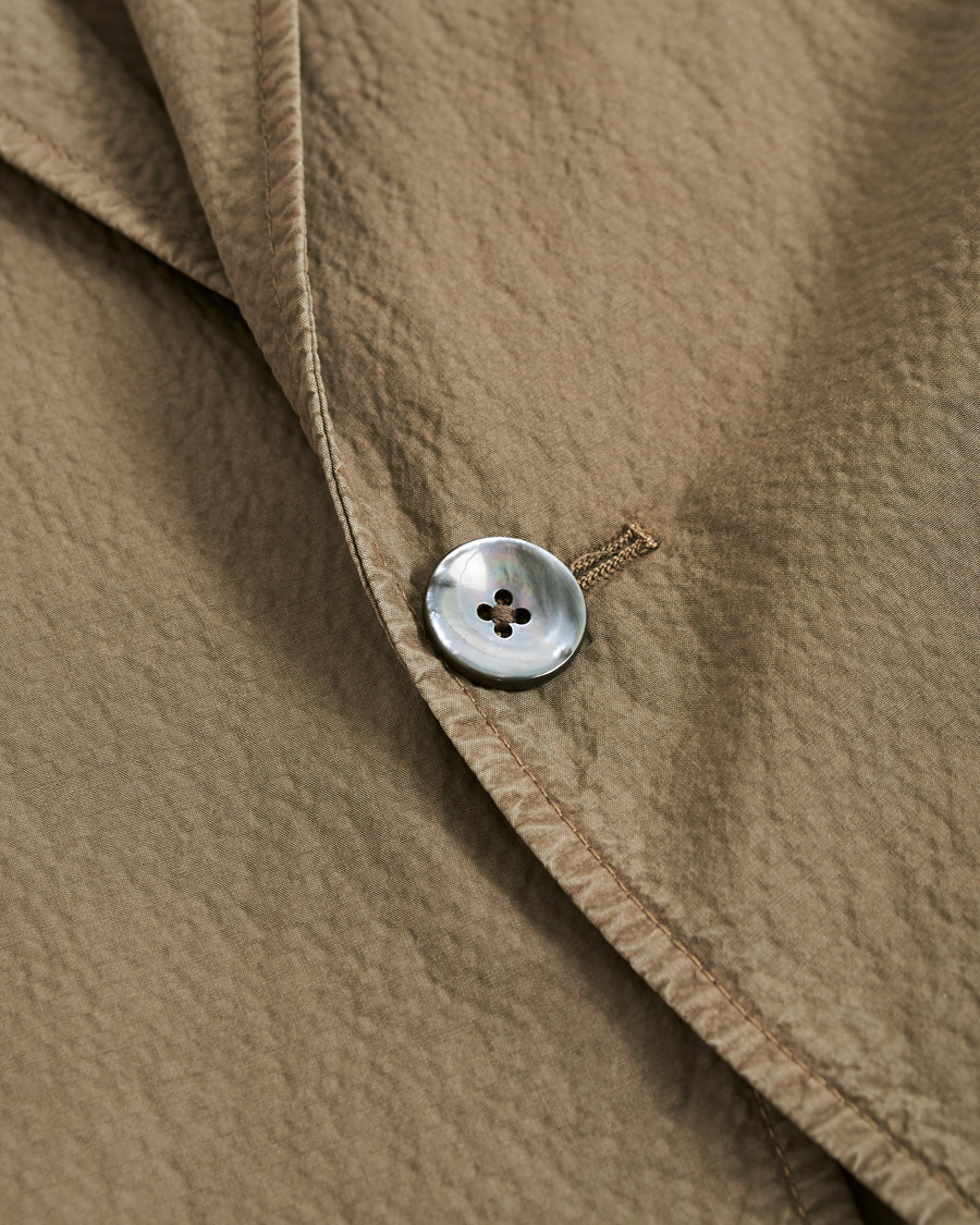 Herre | Dressjakker | The Gigi | Soft Seersucker Blazer Olive