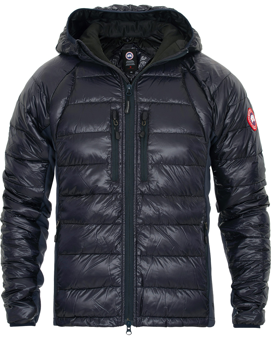 Canada Goose Hybridge Lite Hooded Jacket Navy hos CareOfCarl.no