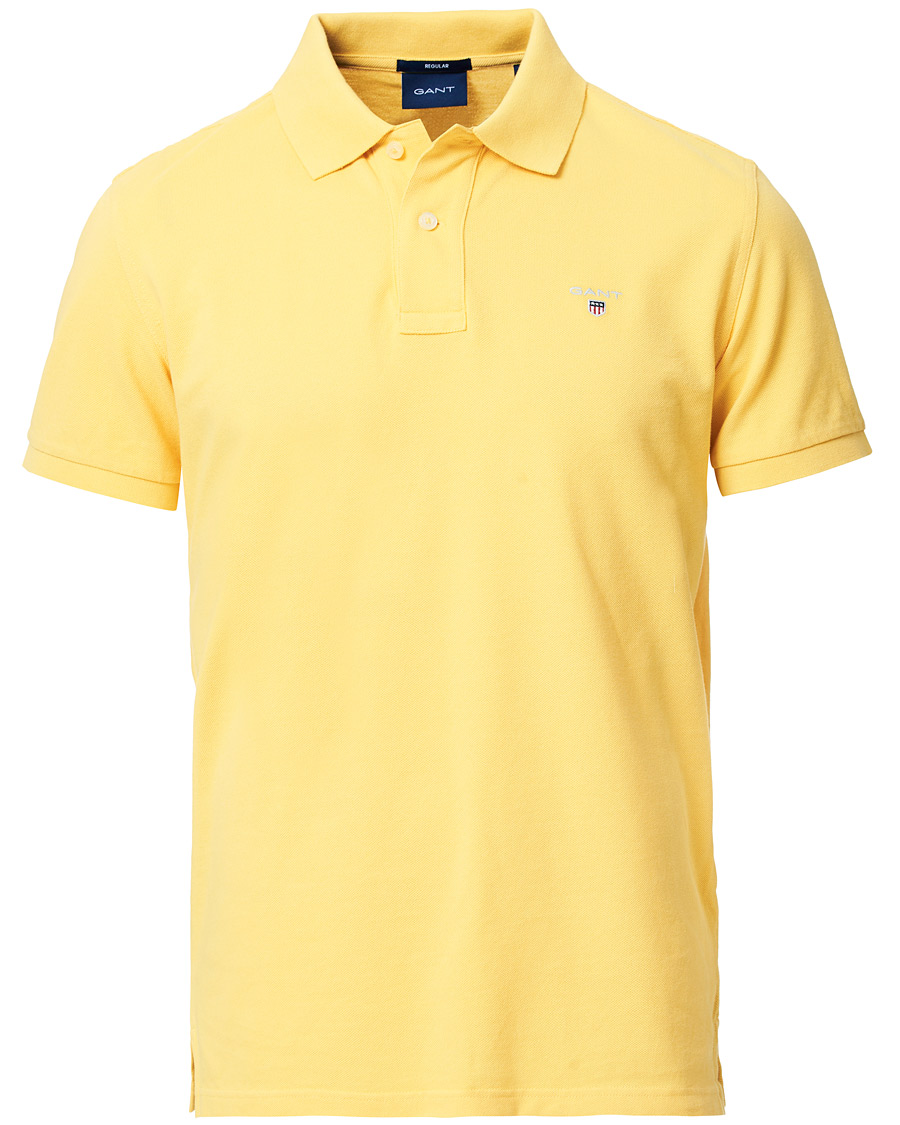 Herre | Pikéer | GANT | The Original Polo Mimosa Yellow