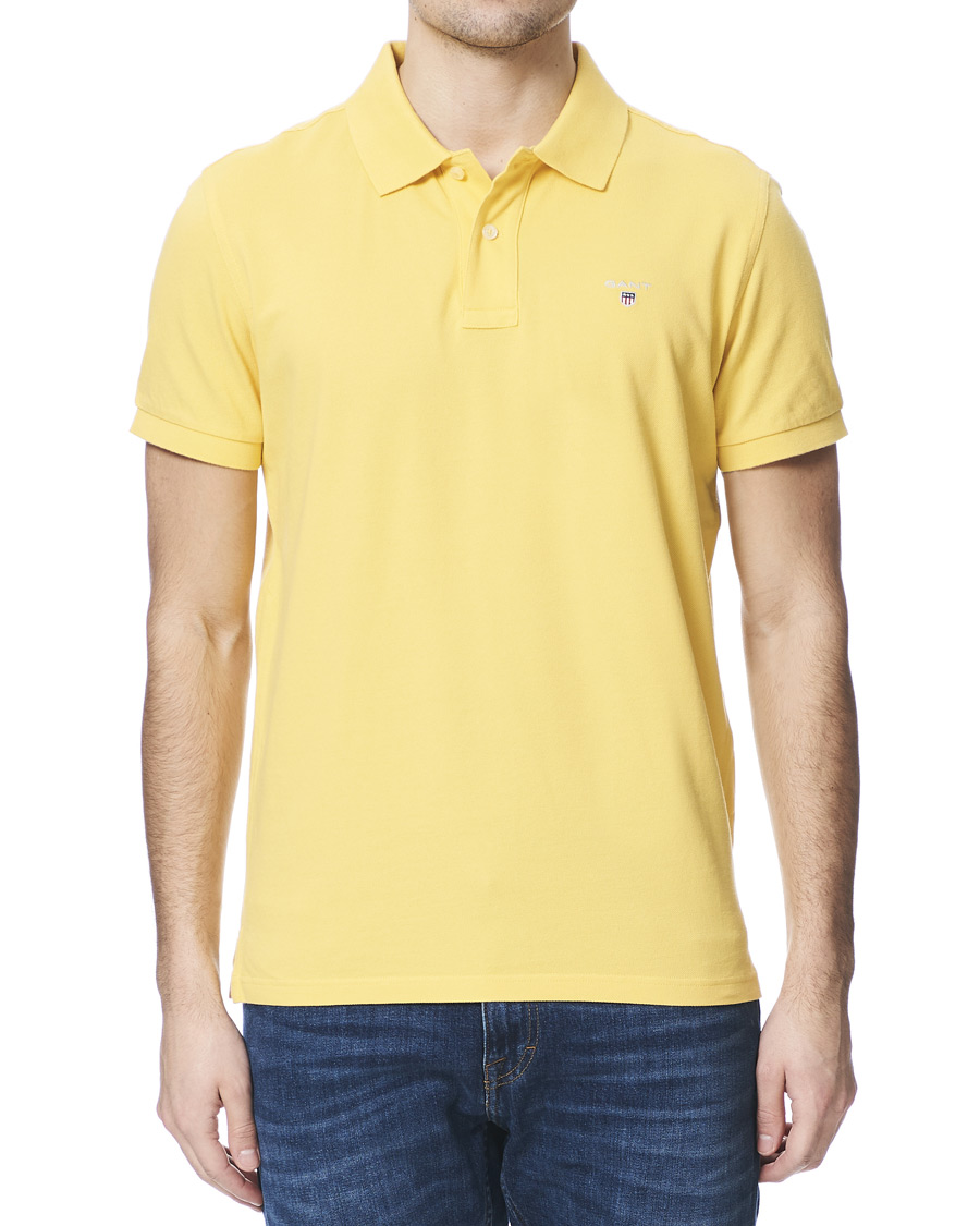 Herre | Pikéer | GANT | The Original Polo Mimosa Yellow