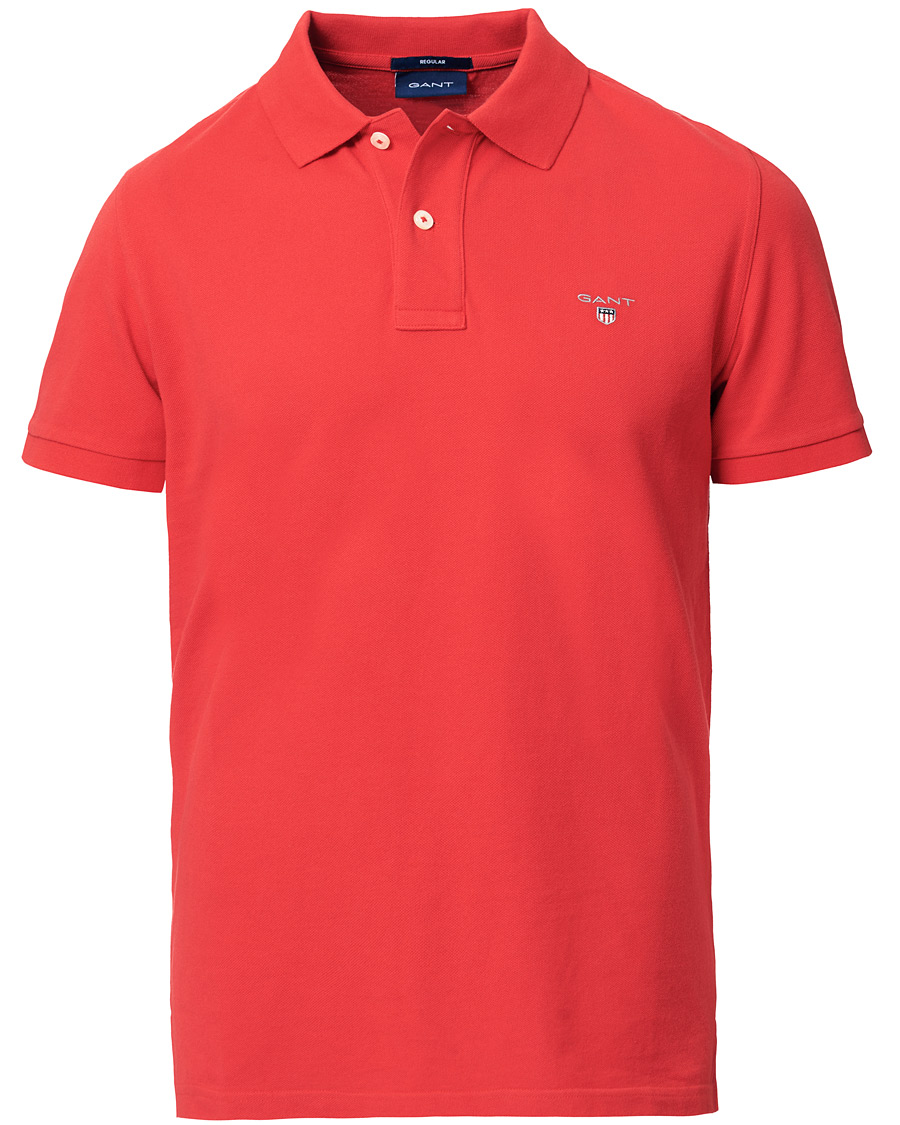Herre | Pikéer | GANT | The Original Polo Bright Red