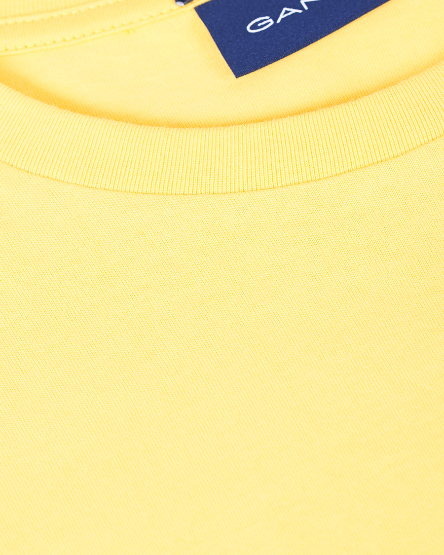 Herre | T-Shirts | GANT | The Original Tee Mimosa Yellow