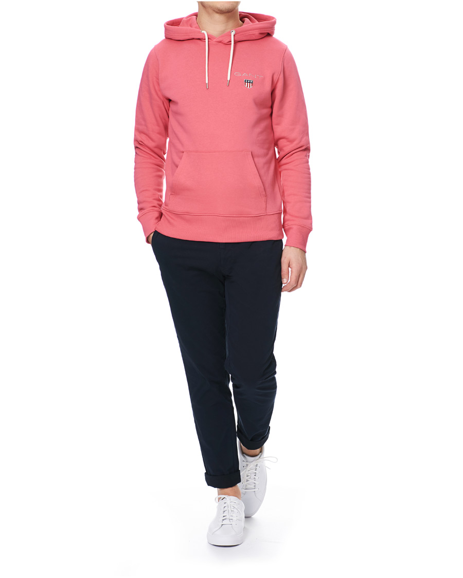Herre | Gensere | GANT | Medium Shield Hoodie Rapture Rose