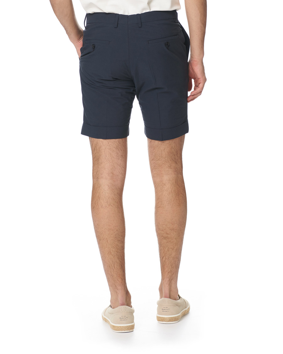Herre | Shorts | GANT | Seersucker City Shorts Insignia Blue