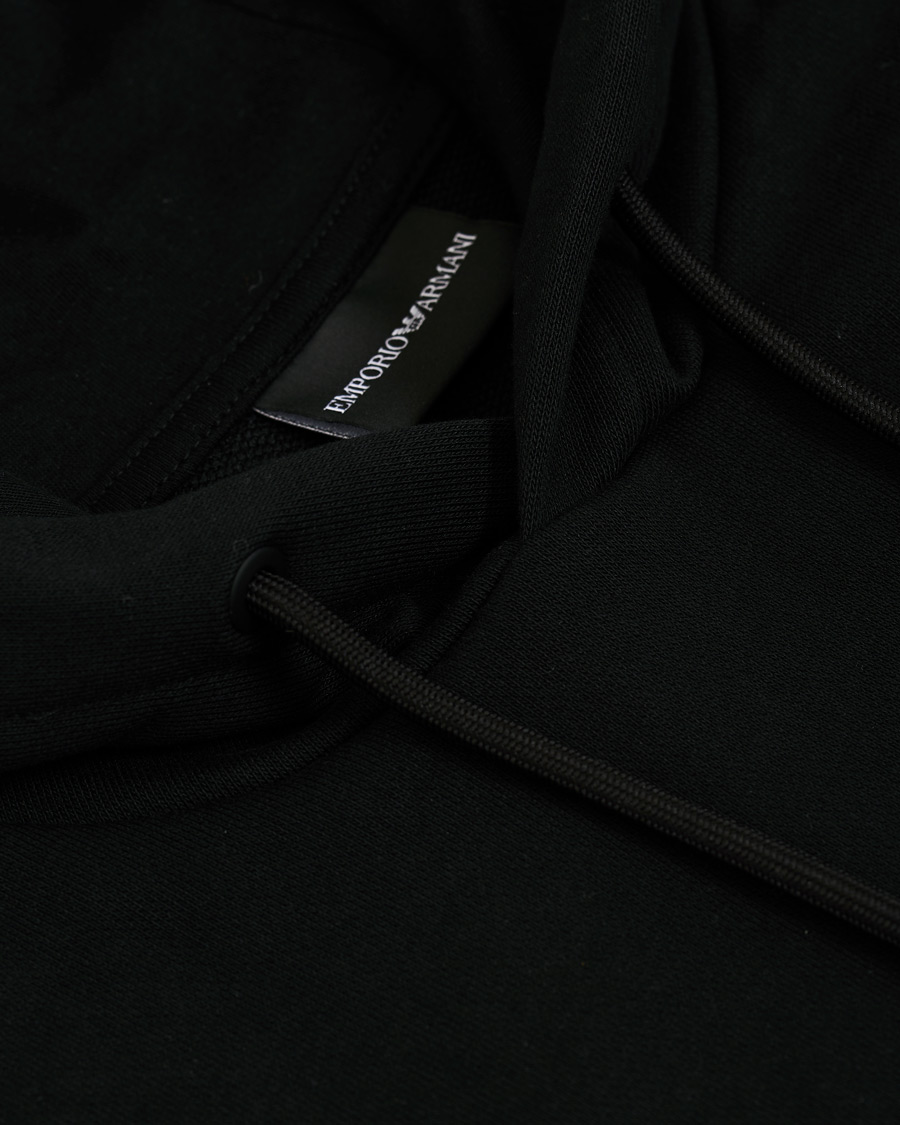 Herre | Gensere | Emporio Armani | Eagle Hoodie Black