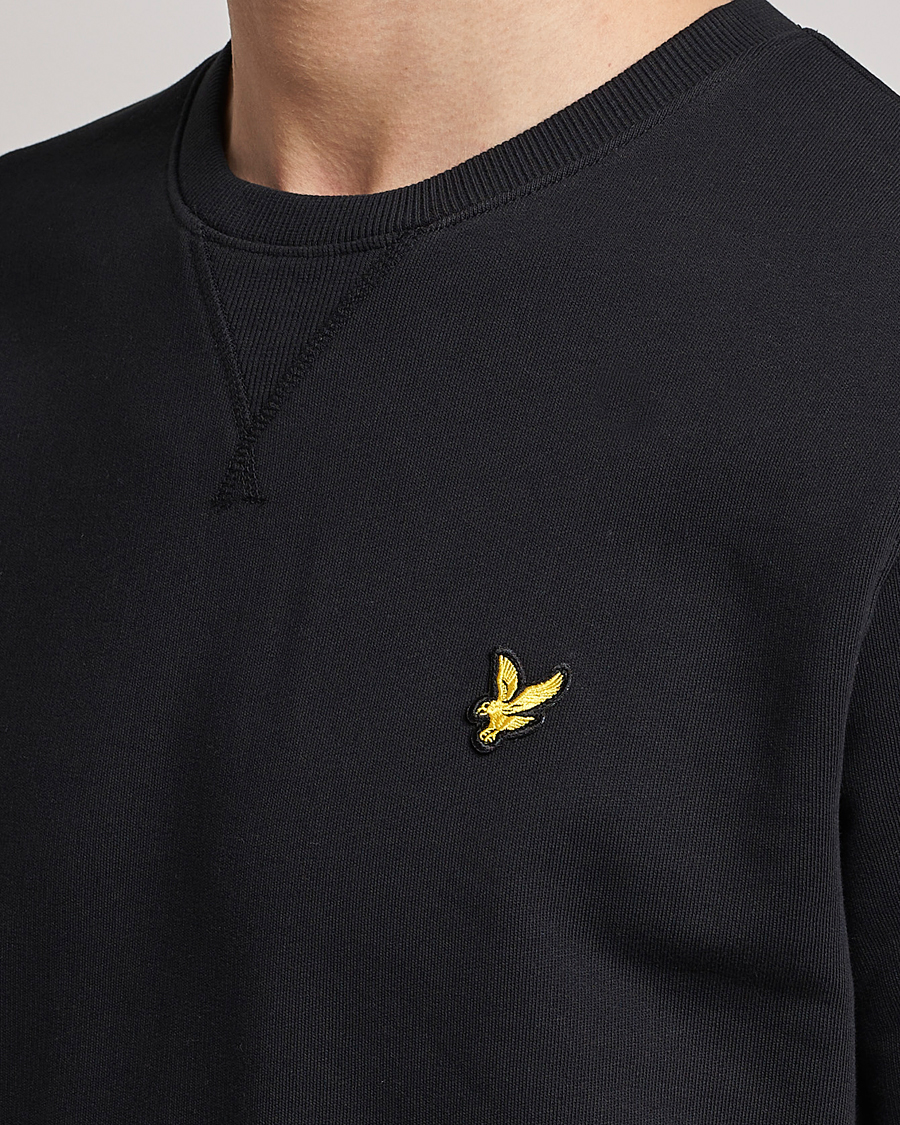 Herre | Gensere | Lyle & Scott | Crew Neck Sweatshirt Jet Black