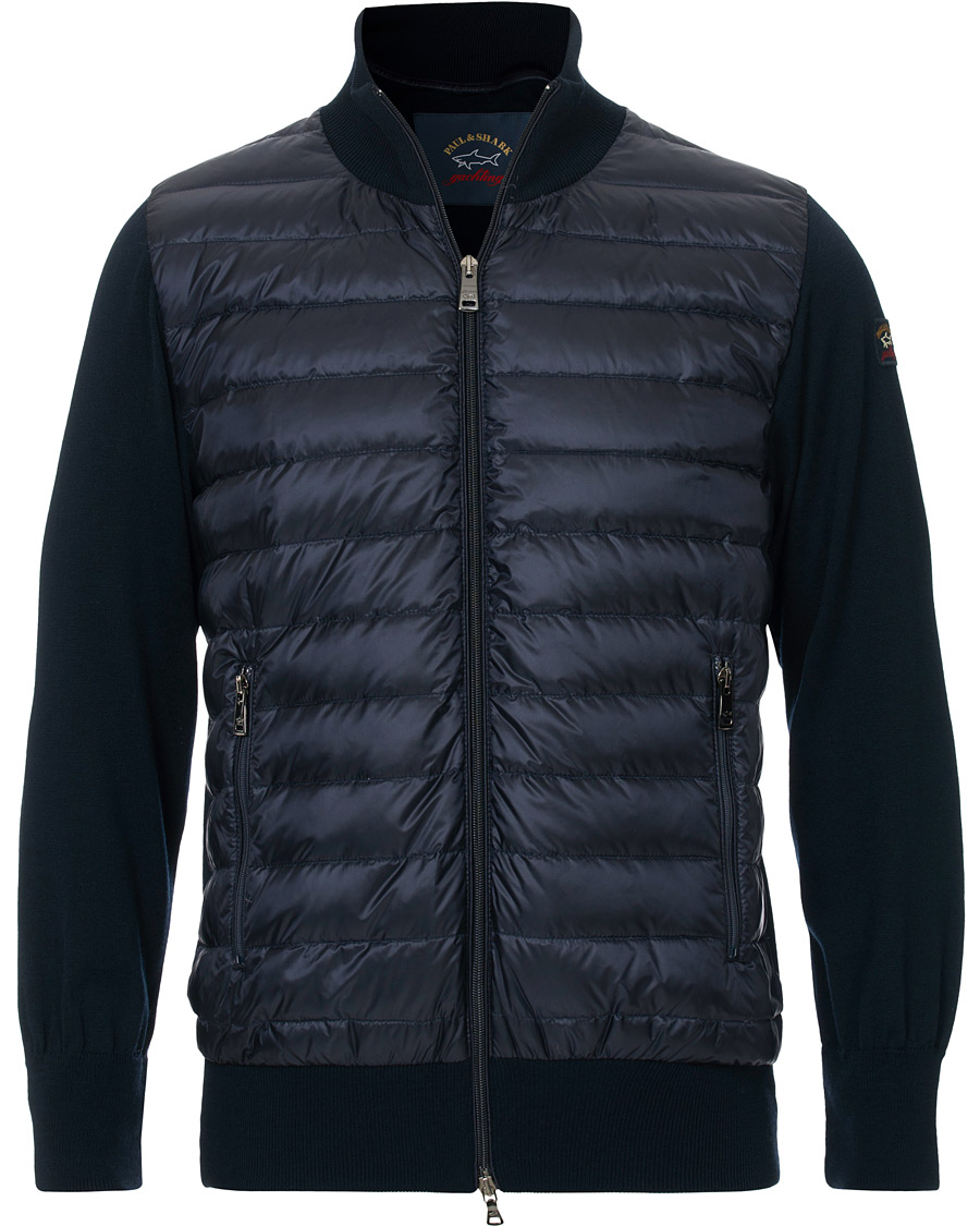 Herre | Jakker | Paul&Shark | Hybrid Full Zip Jacket Navy