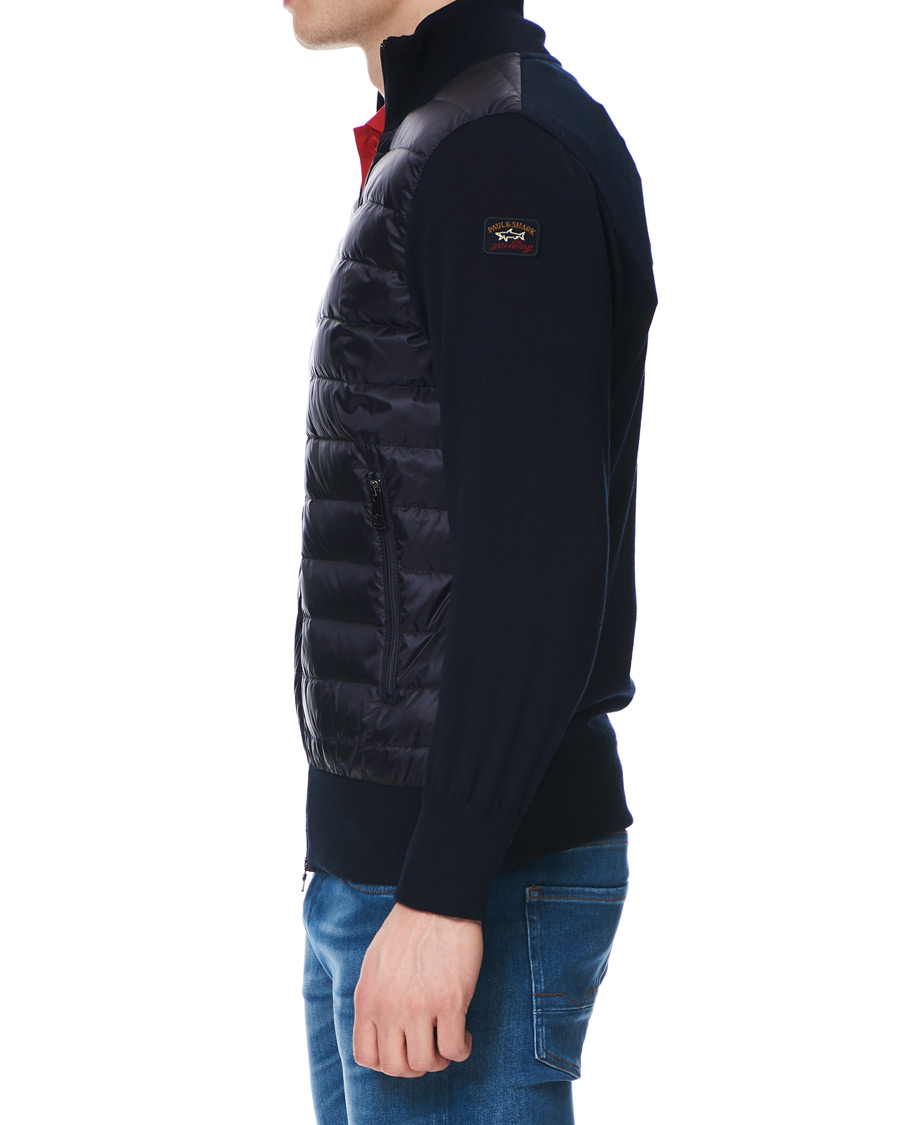 Herre | Jakker | Paul&Shark | Hybrid Full Zip Jacket Navy