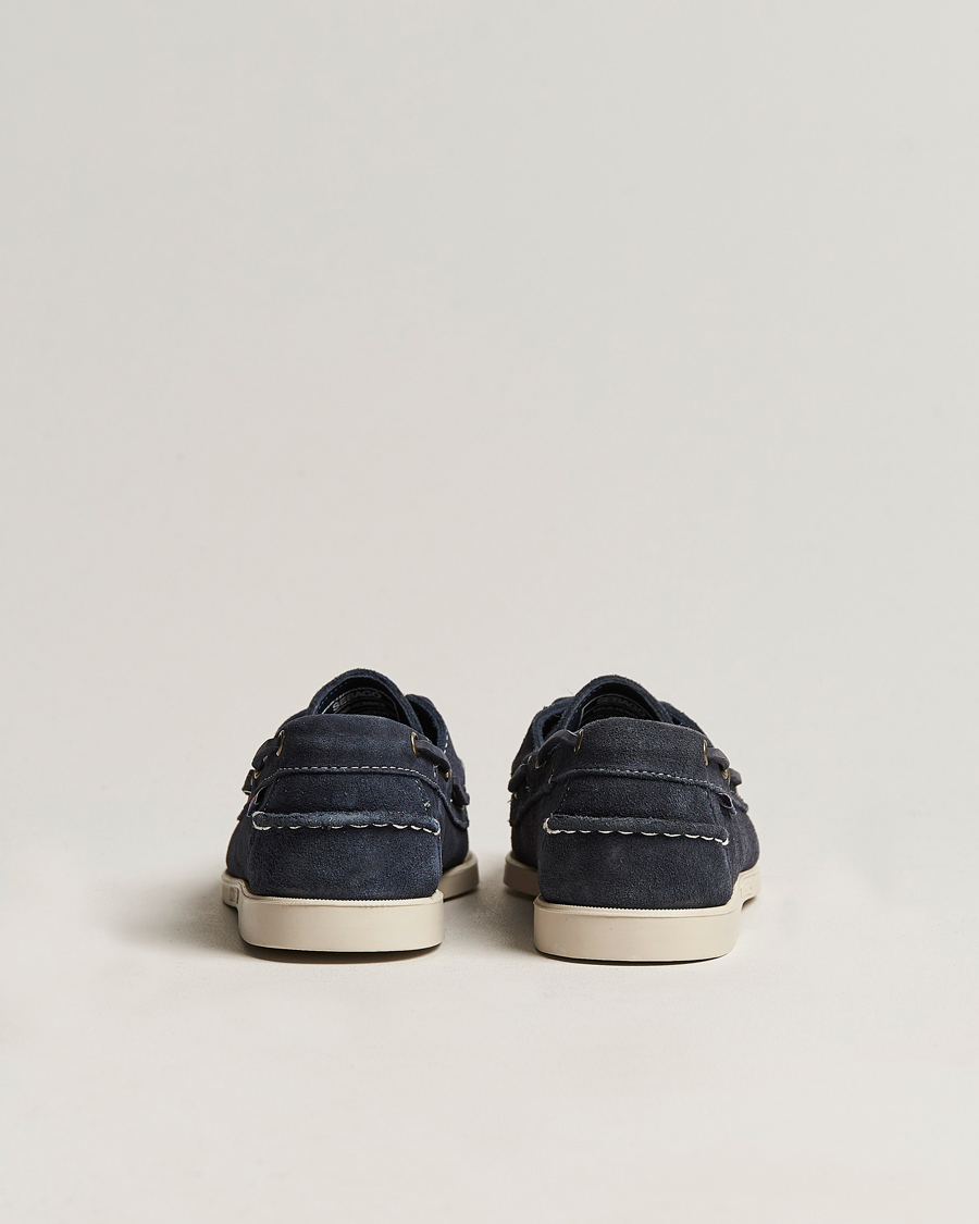 Herre | Sebago Docksides Suede Boat Shoe Navy | Sebago | Docksides Suede Boat Shoe Navy