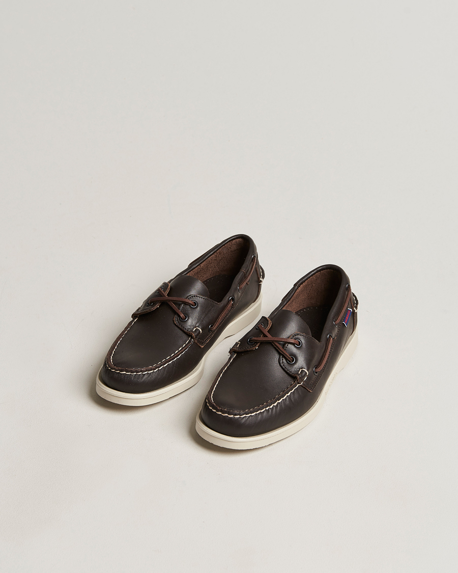 Herr |  | Sebago | Dockside Boat Shoe Dark Brown