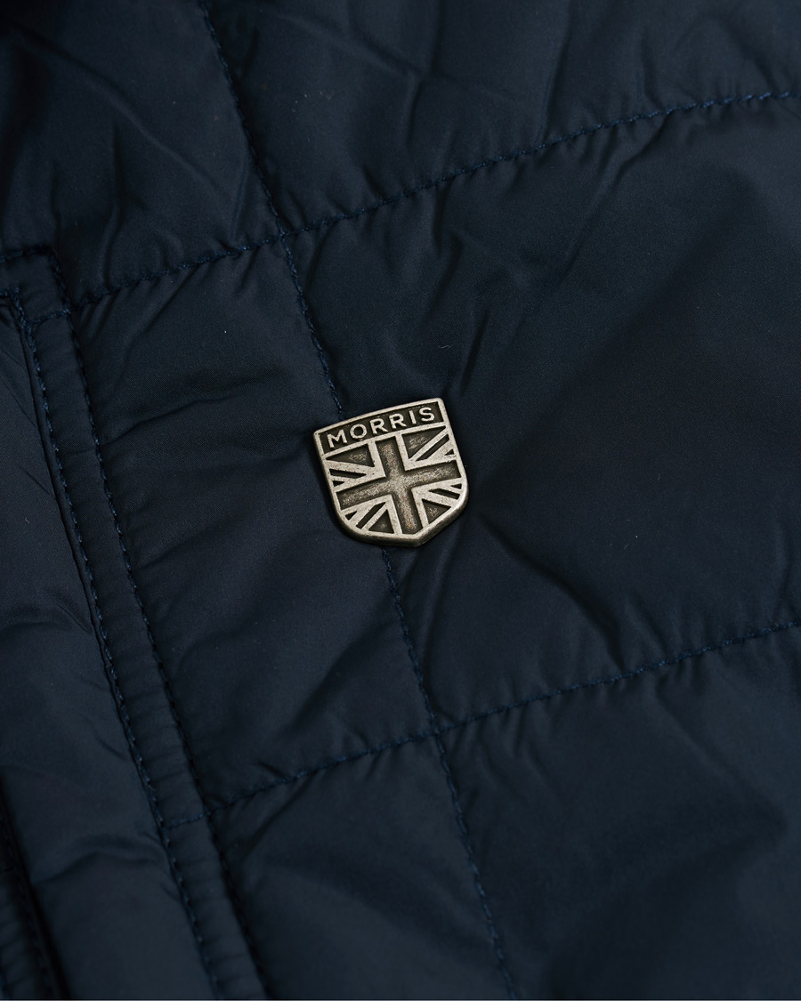 Herre | Jakker | Morris | Quilted Crew Vest Navy