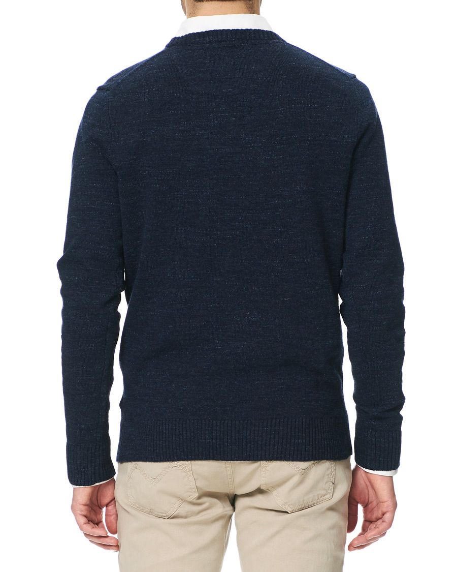 Herre | Gensere | Morris | Leron Knitted O-Neck Navy