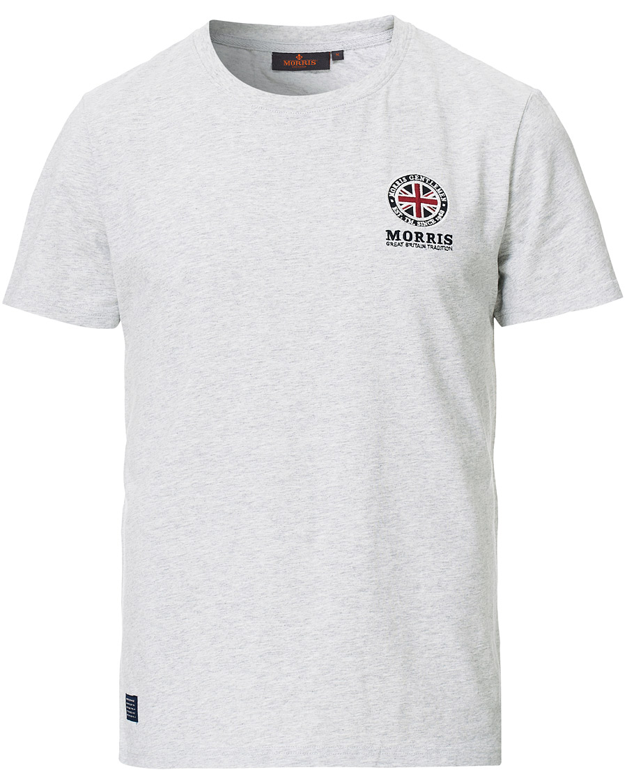 Herre | T-Shirts | Morris | Brando Logo Tee Grey