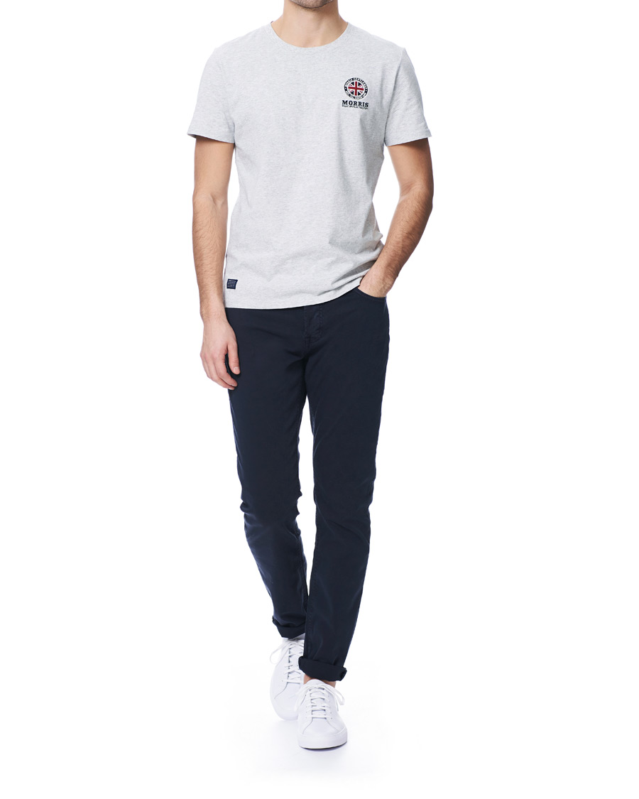 Herre | T-Shirts | Morris | Brando Logo Tee Grey