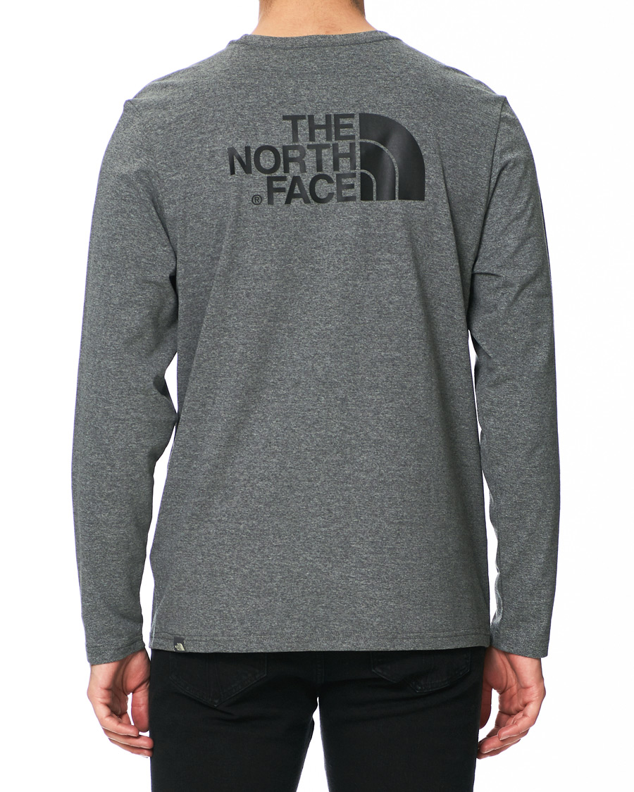 Herre | T-Shirts | The North Face | Simple Dome Long Sleeve Tee Heather Grey