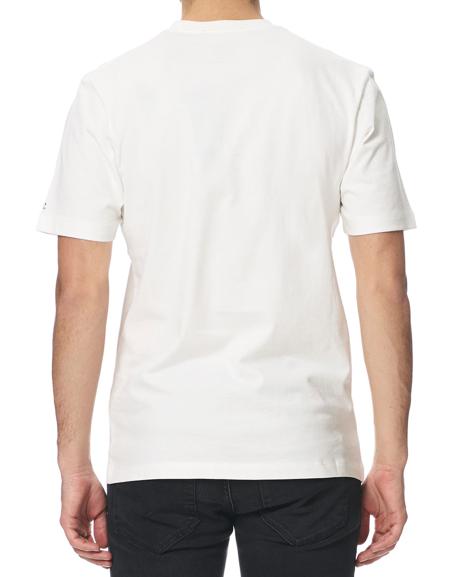 Herre | T-Shirts | C.P. Company | Comics And Cars Logo Tee Off White