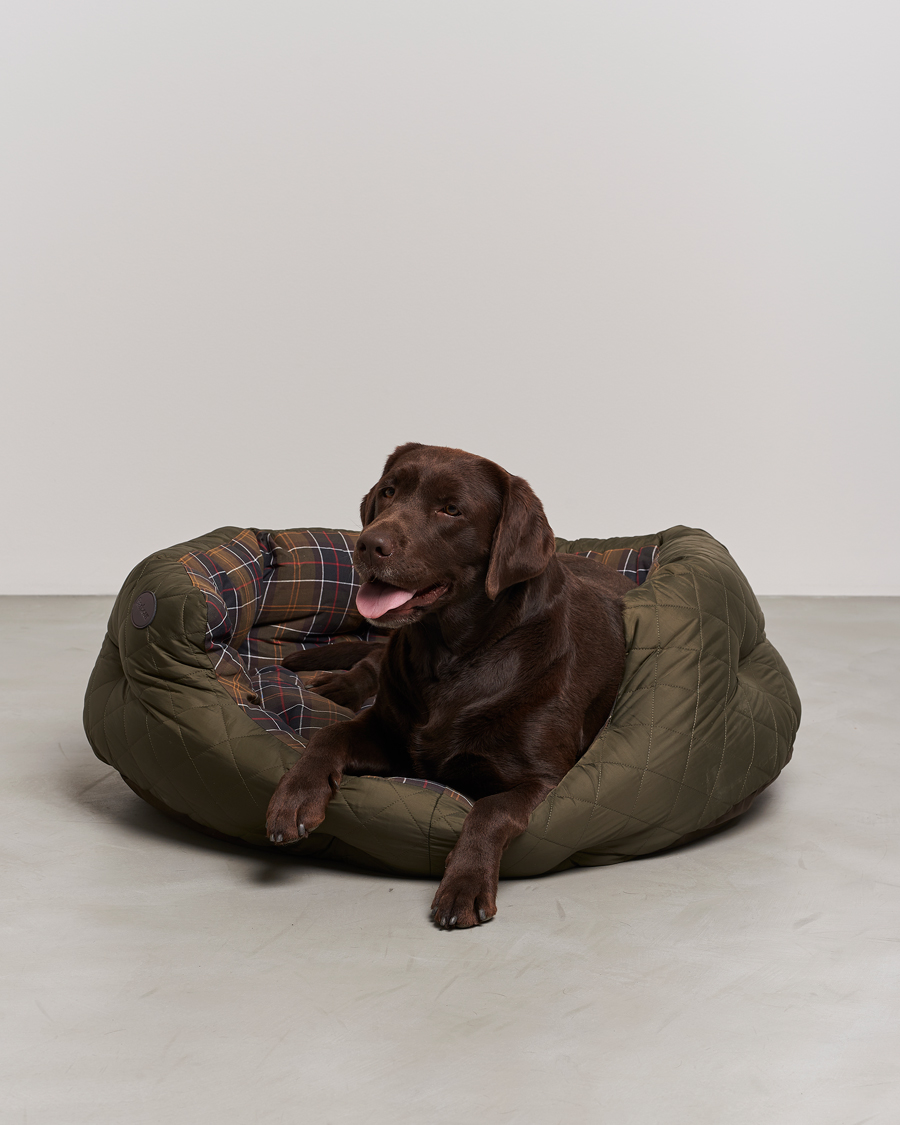 Herre |  | Barbour Heritage | Quilted Dog Bed 35' Olive