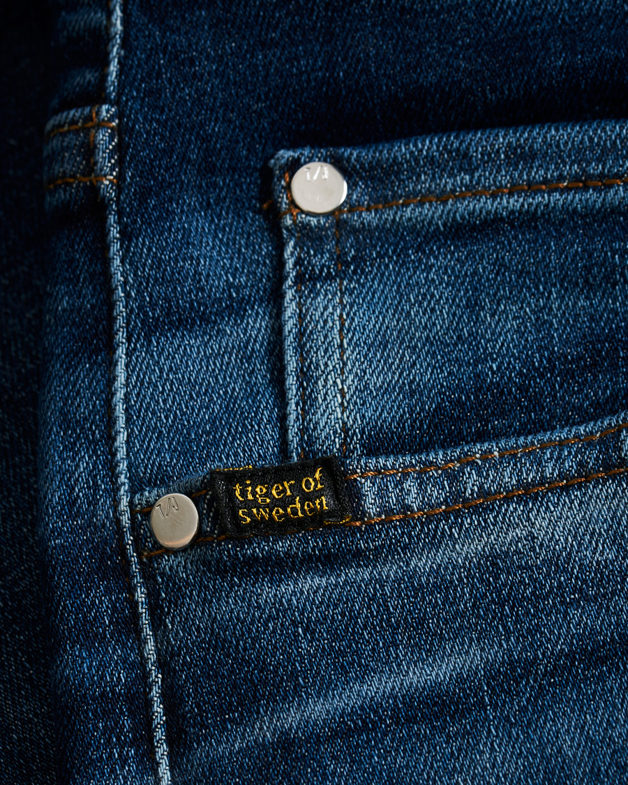 Herre | Jeans | Tiger of Sweden Jeans | Leon Super Stretch Top Jeans Medium Blue