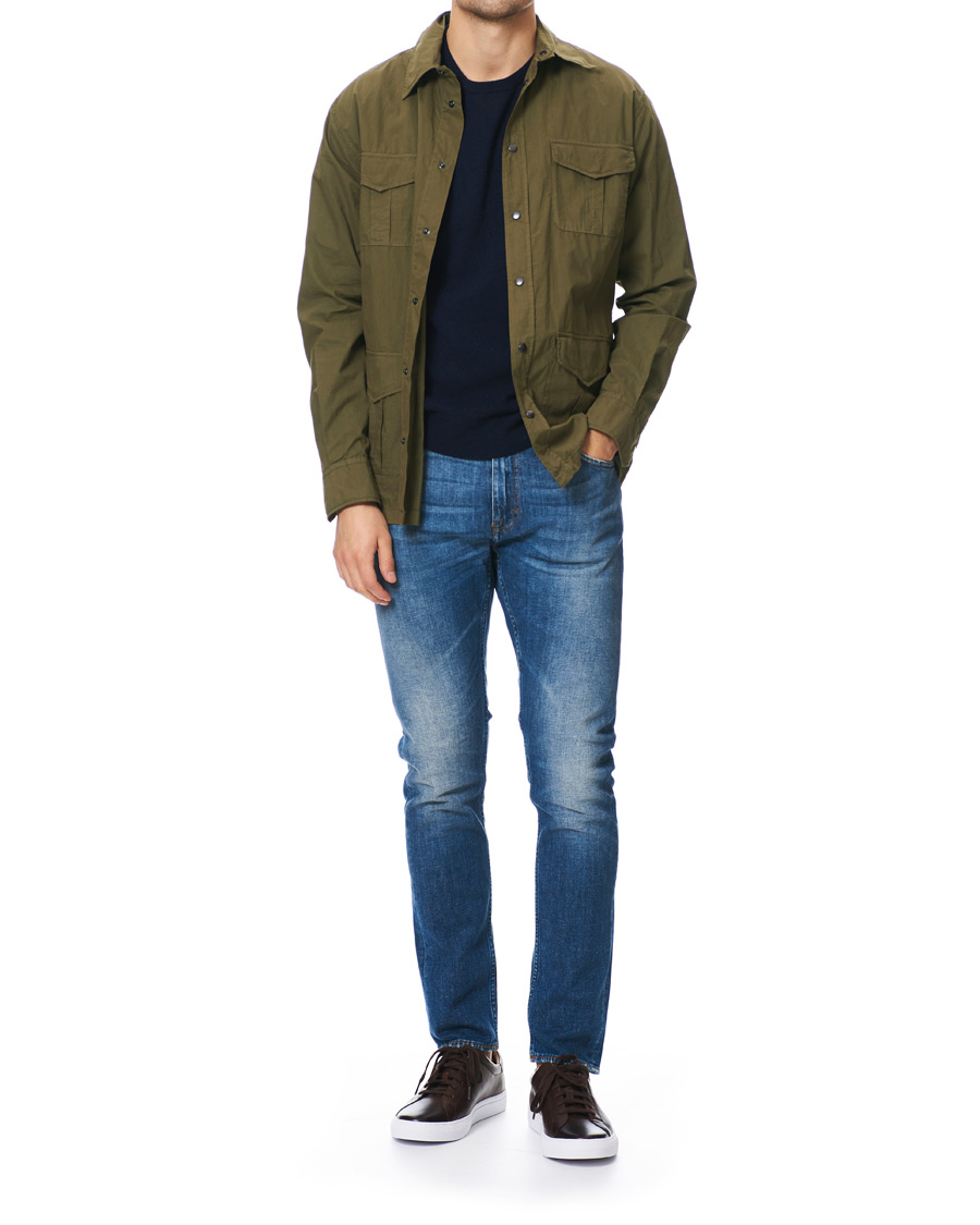 Herre | Jeans | Tiger of Sweden | Pistolero Stretch Organic Cotton Son Jeans Mid Blue