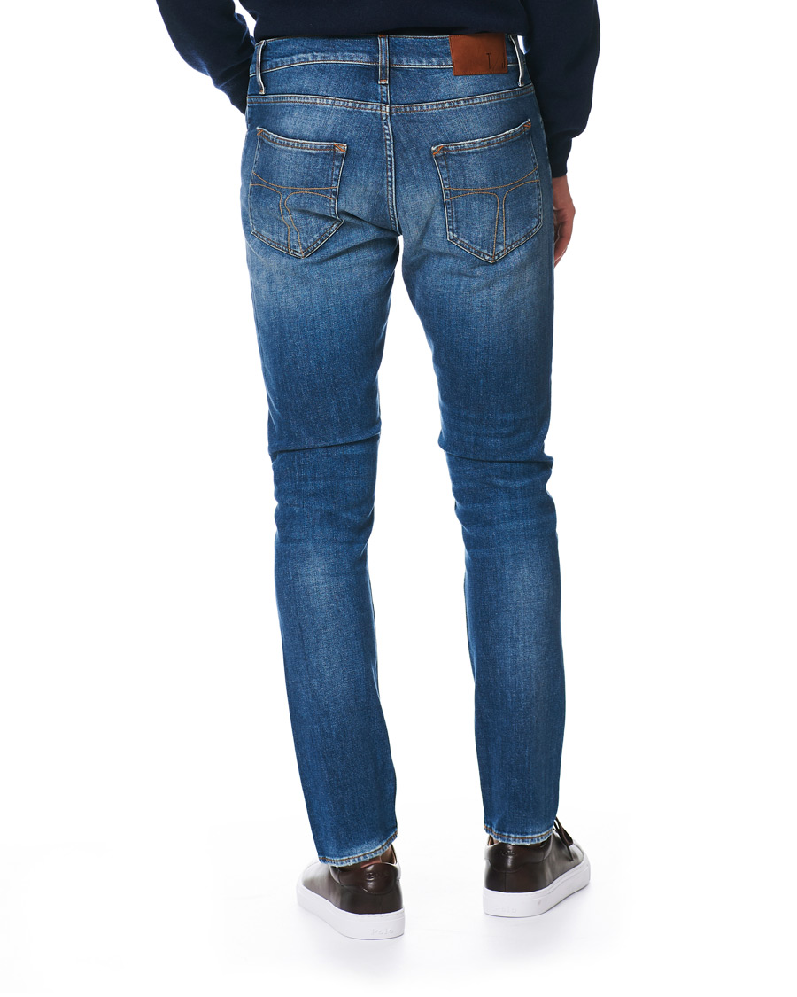Herre | Jeans | Tiger of Sweden | Pistolero Stretch Organic Cotton Son Jeans Mid Blue