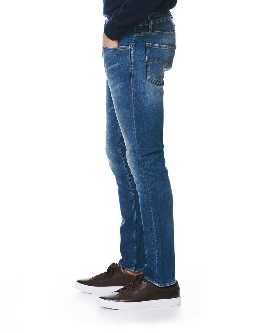 Herre | Jeans | Tiger of Sweden | Pistolero Stretch Organic Cotton Son Jeans Mid Blue