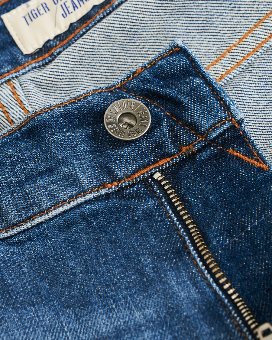 Herre | Jeans | Tiger of Sweden | Pistolero Stretch Organic Cotton Son Jeans Mid Blue