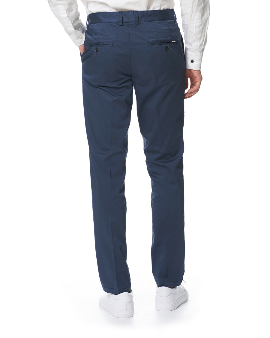 Herre | Bukser | Tiger of Sweden | Truman Satin Chinos Navy