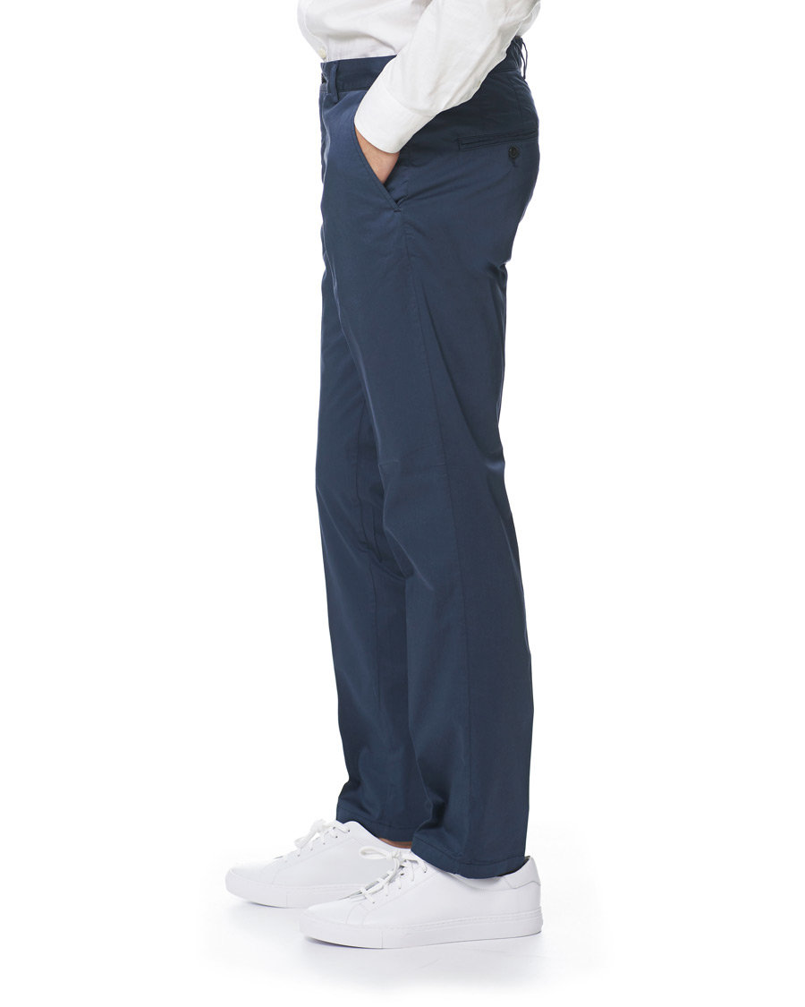 Herre | Bukser | Tiger of Sweden | Truman Satin Chinos Navy