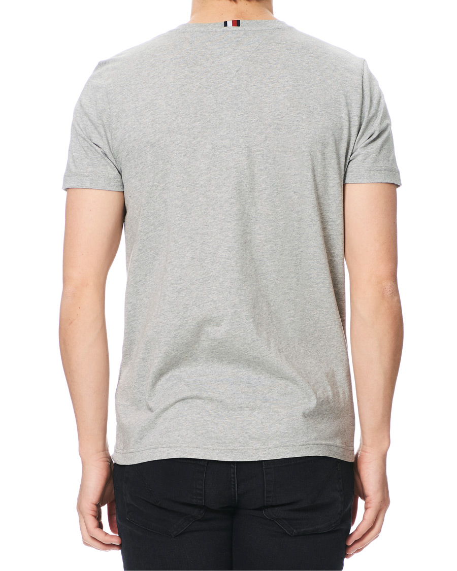Herre | T-Shirts | Tommy Hilfiger | Flag Photo Print Crew Neck Tee Medium Grey Heather XL