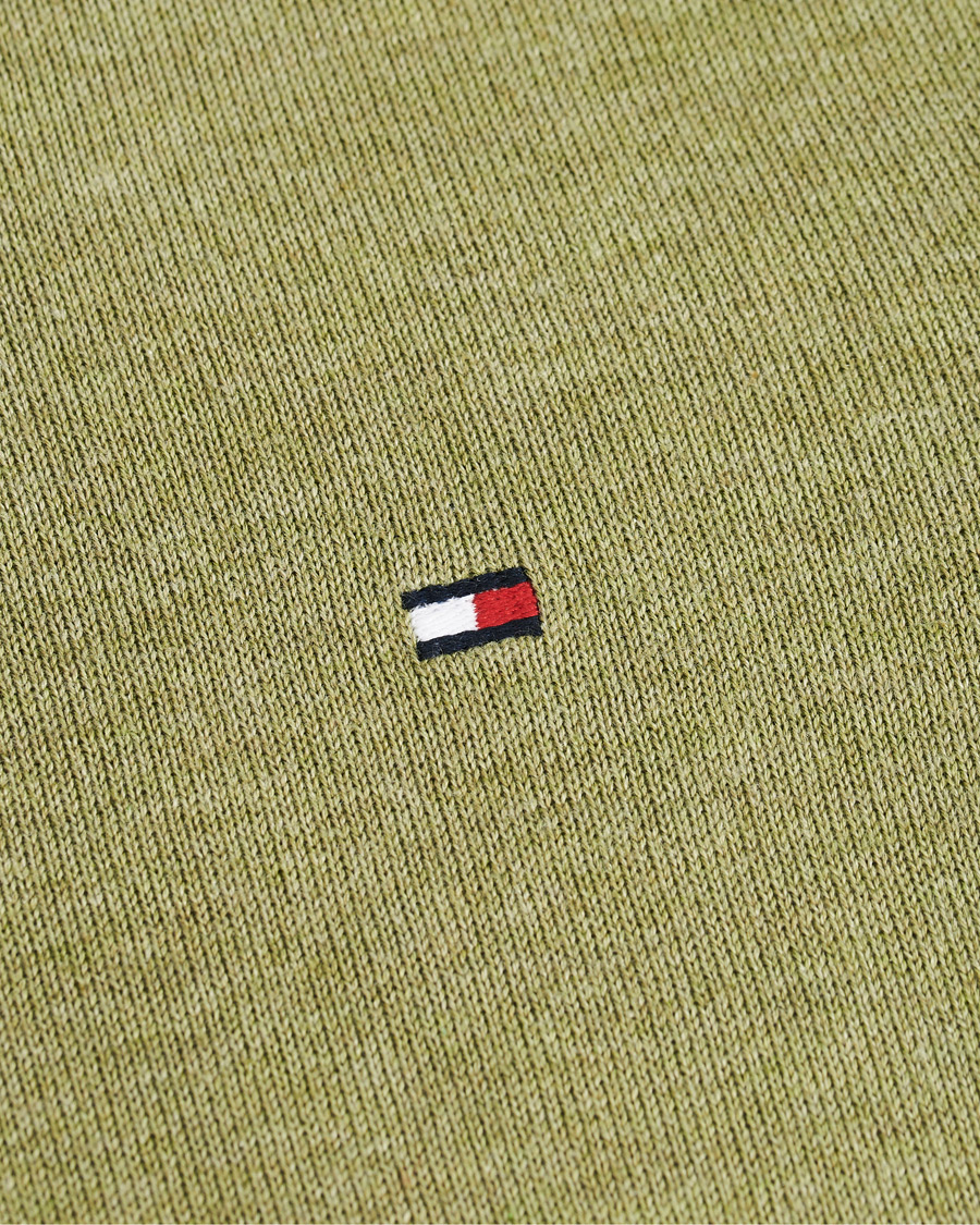 Herre | Gensere | Tommy Hilfiger | Organic Cotton/Silk Crew Neck Pullover Faded Olive