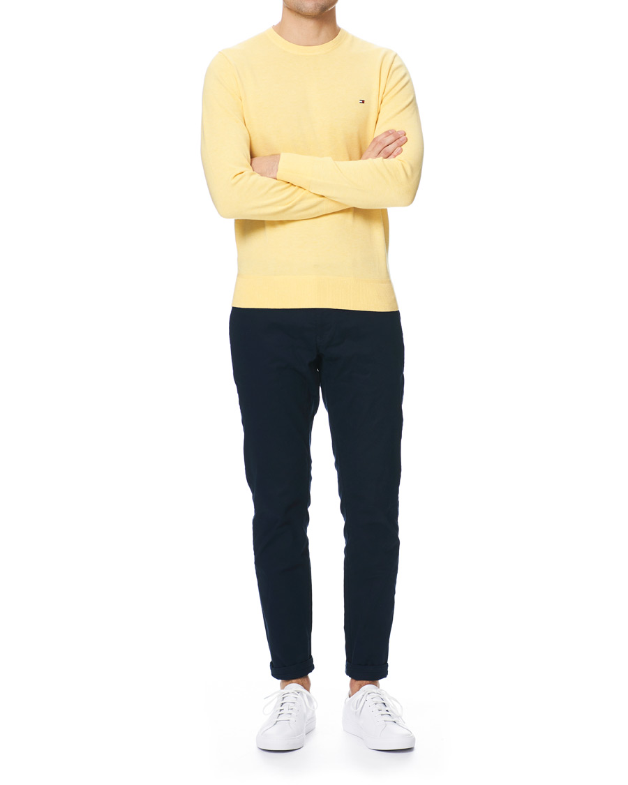 Herre | Gensere | Tommy Hilfiger | Organic Cotton/Silk Crew Neck Pullover Sun Ray