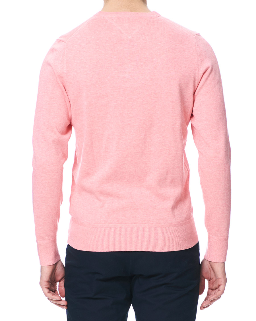 Herre | Gensere | Tommy Hilfiger | Organic Cotton/Silk Crew Neck Pullover Pink Grapefruit