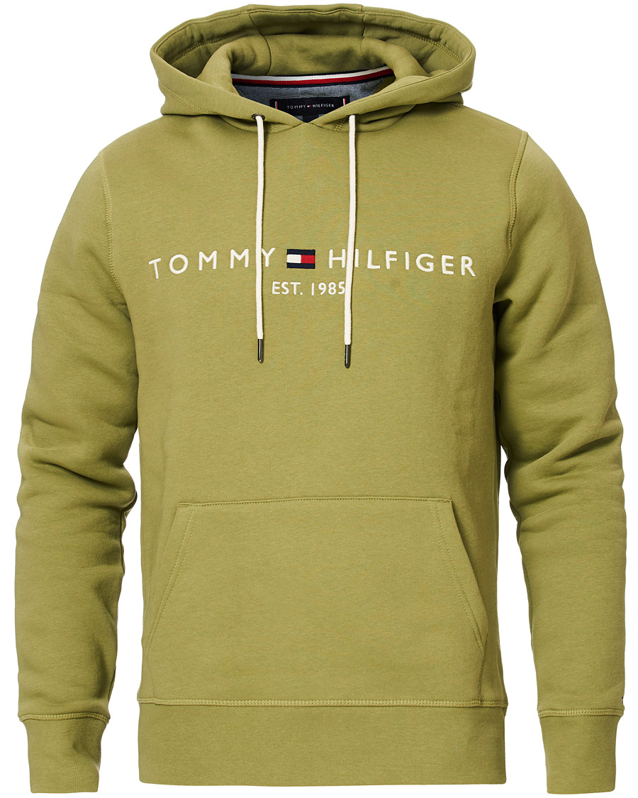 Herre | Gensere | Tommy Hilfiger | Logo Hoodie Faded Olive