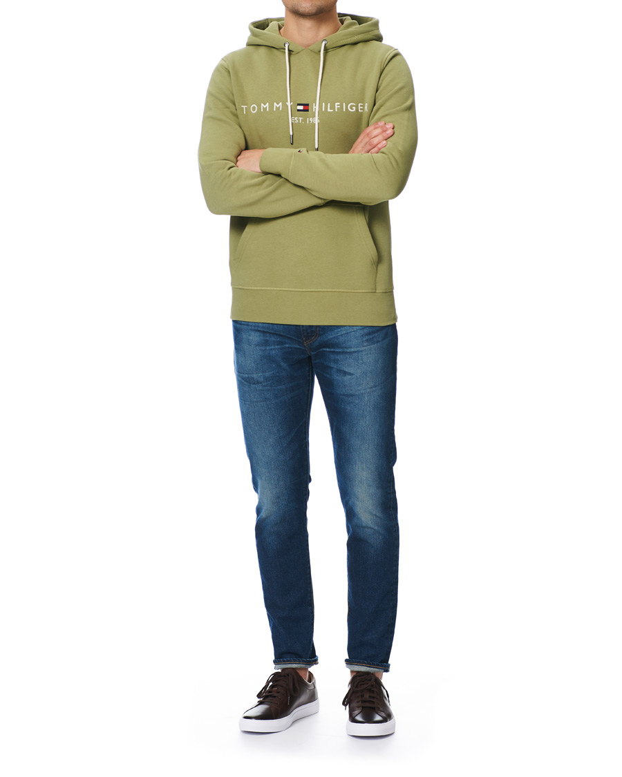 Herre | Gensere | Tommy Hilfiger | Logo Hoodie Faded Olive