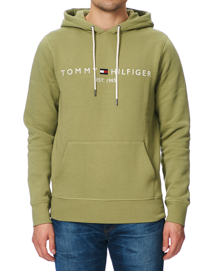 Herre | Gensere | Tommy Hilfiger | Logo Hoodie Faded Olive