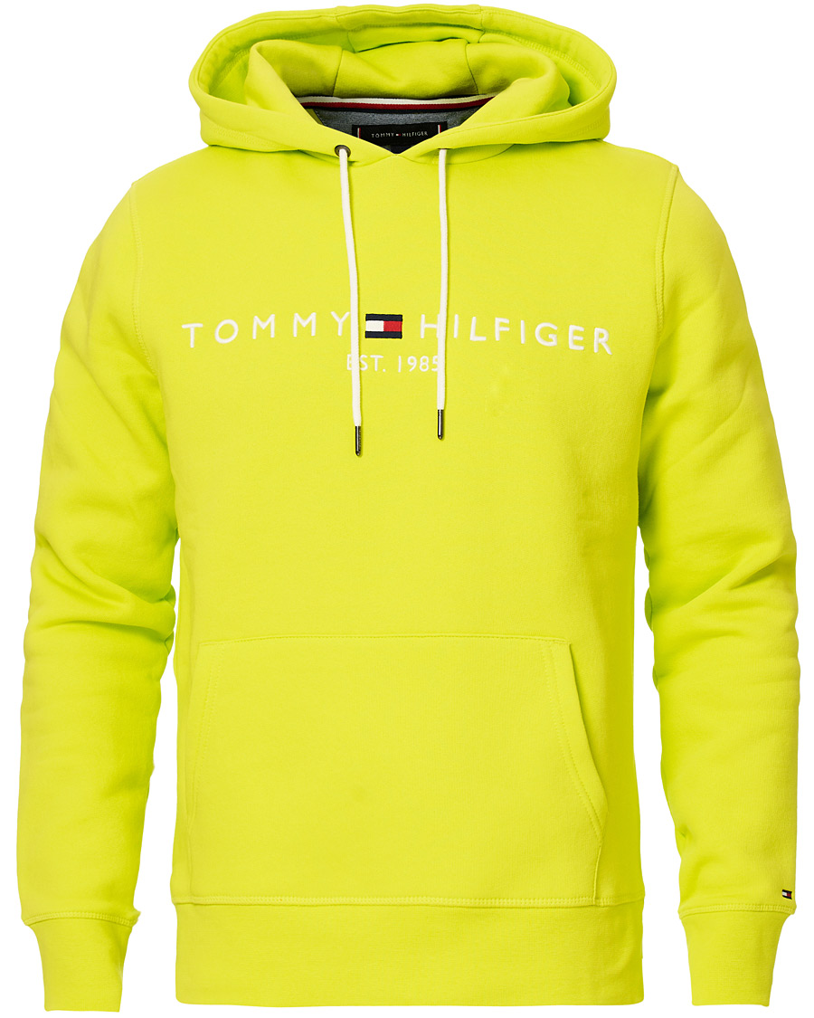 Herre | Gensere | Tommy Hilfiger | Logo Hoodie Lemon Lime