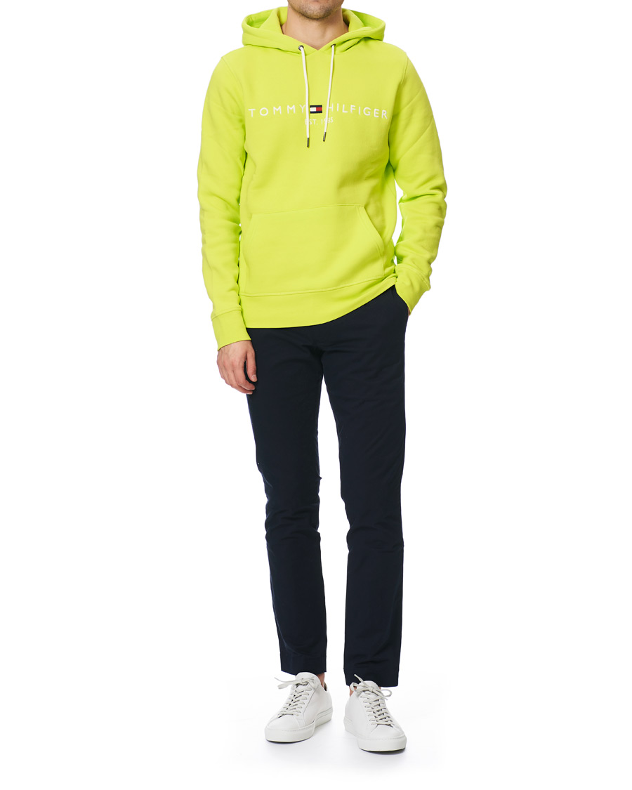 Herre | Gensere | Tommy Hilfiger | Logo Hoodie Lemon Lime