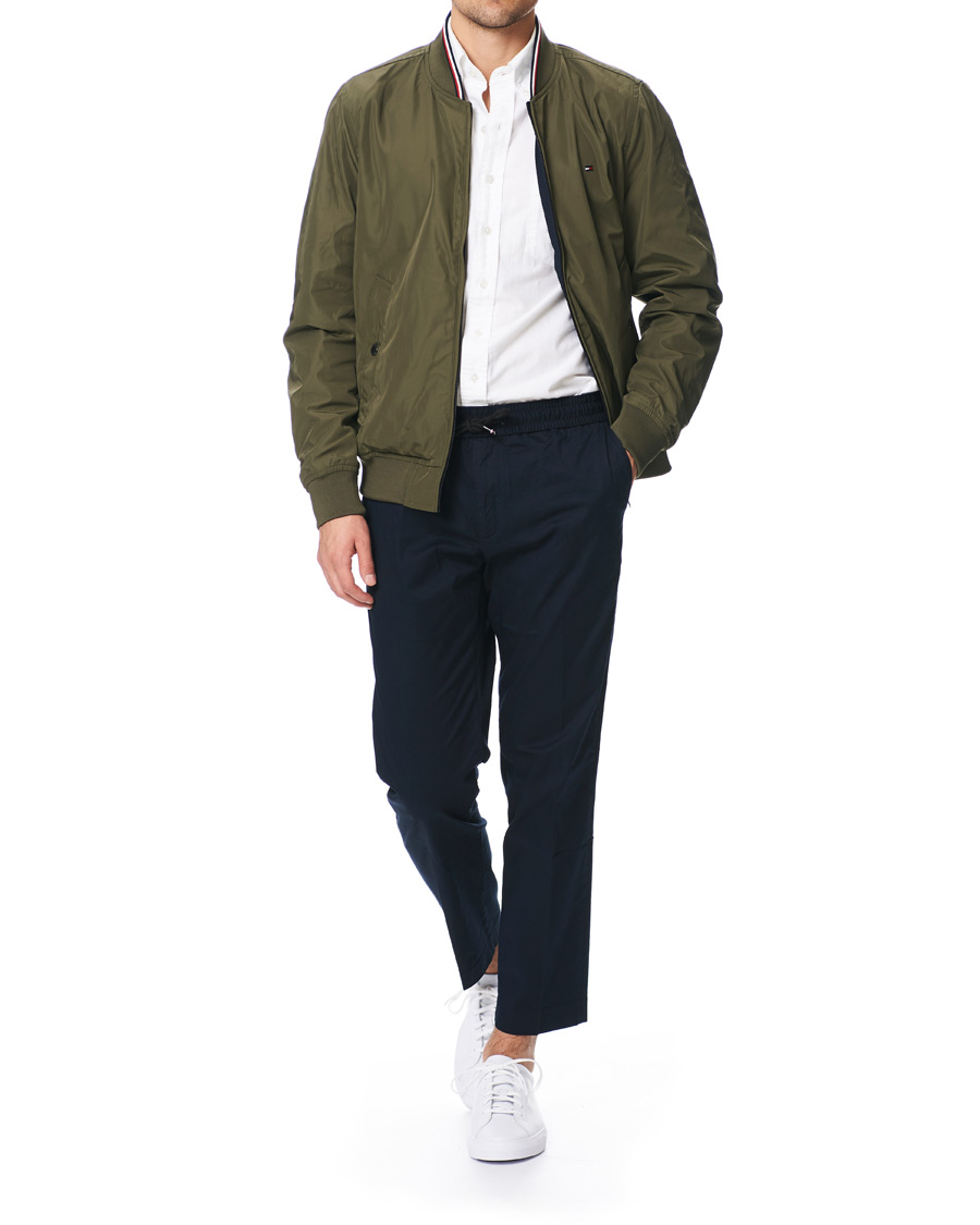 Herre | Bukser | Tommy Hilfiger | Summer Twill Flex Drawstring Trousers Desert Sky