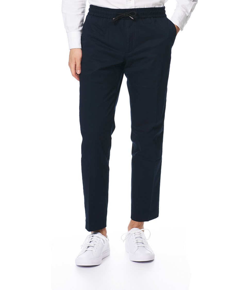 Herre | Bukser | Tommy Hilfiger | Summer Twill Flex Drawstring Trousers Desert Sky