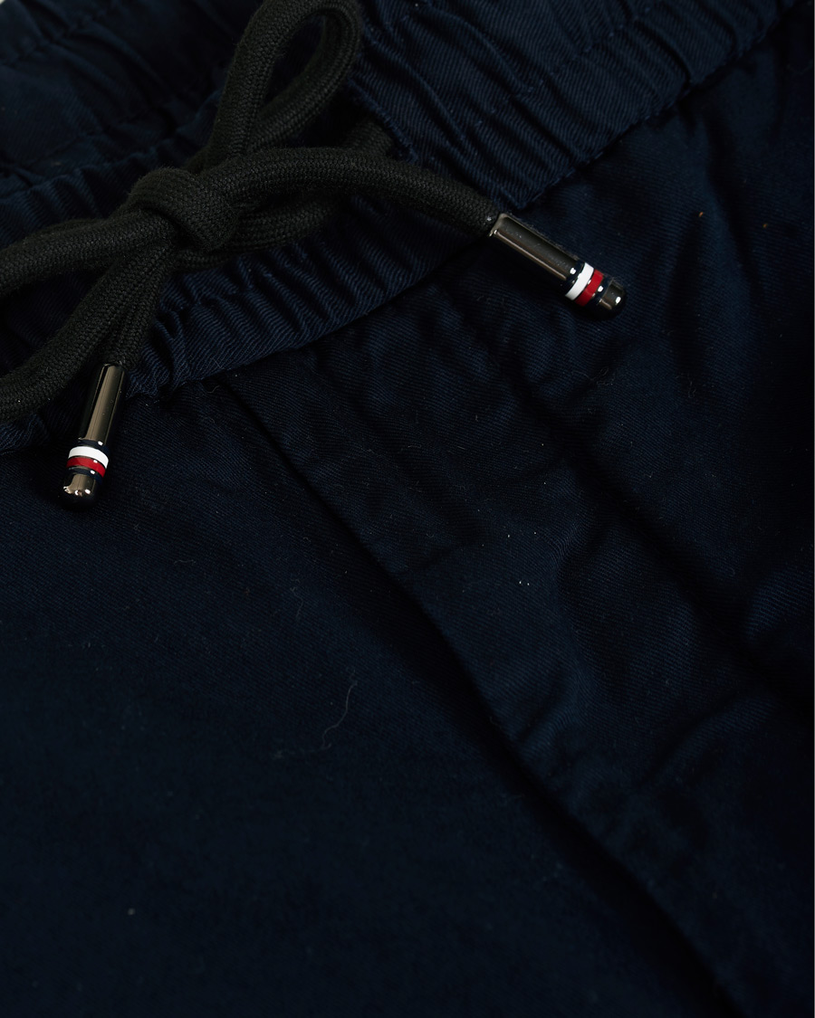 Herre | Bukser | Tommy Hilfiger | Summer Twill Flex Drawstring Trousers Desert Sky