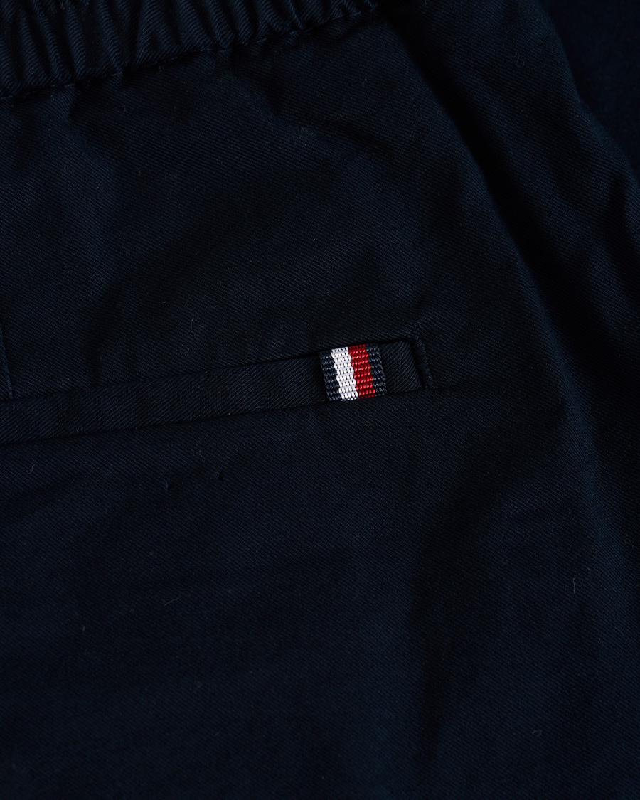 Herre | Bukser | Tommy Hilfiger | Summer Twill Flex Drawstring Trousers Desert Sky