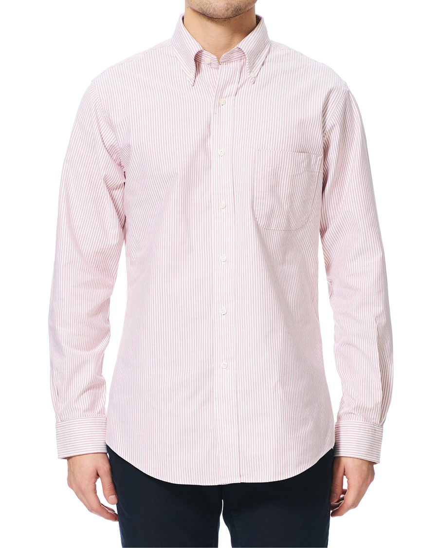 Herre | Skjorter | Brooks Brothers | Regent Fit Cotton Oxford Shirt Red/White