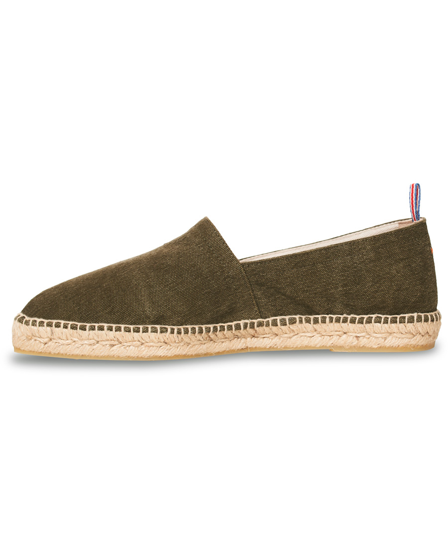 Herre | Castañer Pablo Washed Canvas Espadrilles Verde Musgo | Castañer | Pablo Washed Canvas Espadrilles Verde Musgo