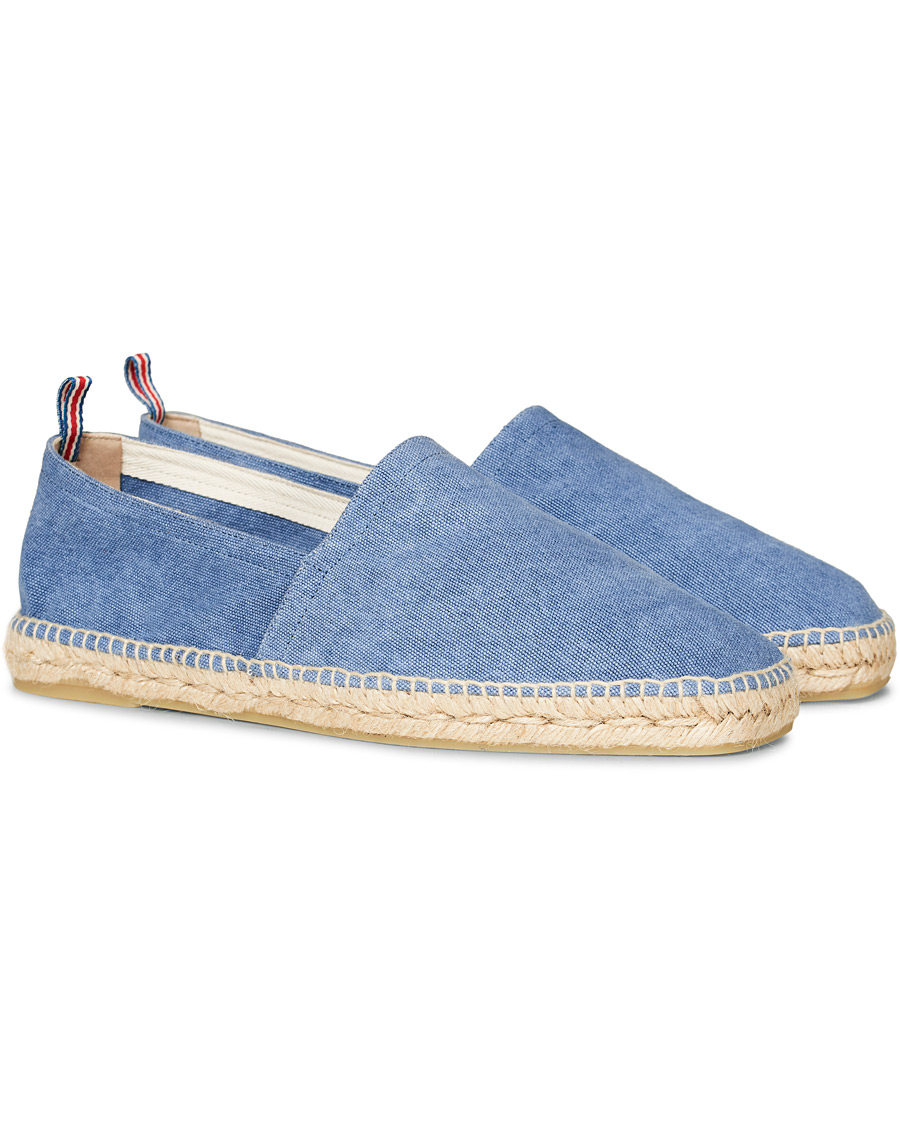 Herre | Castañer Pablo Washed Canvas Espadrilles Jeans Claro | Castañer | Pablo Washed Canvas Espadrilles Jeans Claro