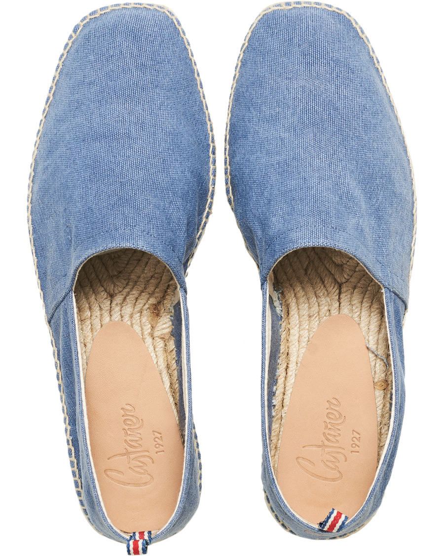 Herre | Castañer Pablo Washed Canvas Espadrilles Jeans Claro | Castañer | Pablo Washed Canvas Espadrilles Jeans Claro