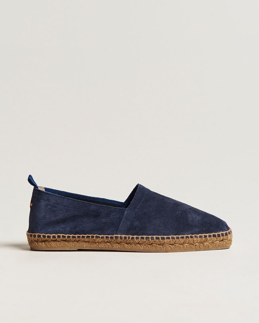Herre | Castañer Pablo Casual Suede Espadrilles Azul Oscuro | Castañer | Pablo Casual Suede Espadrilles Azul Oscuro