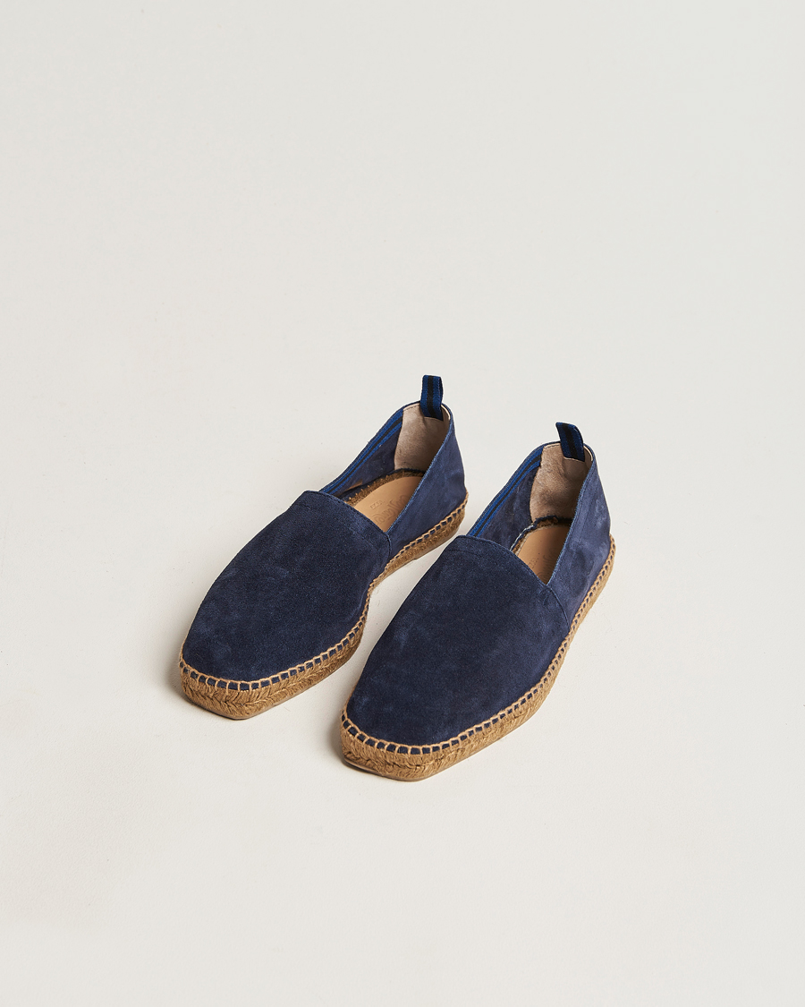 Herre |  | Castañer | Pablo Casual Suede Espadrilles Azul Oscuro