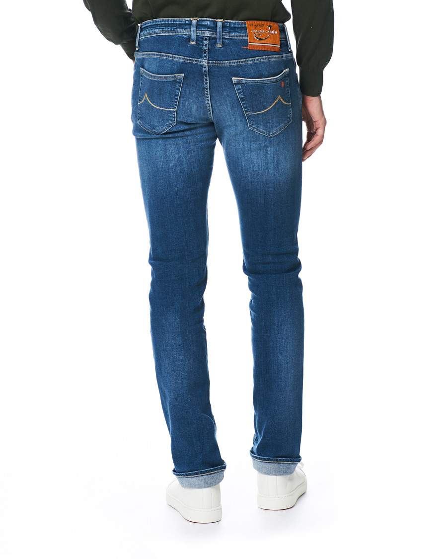Herre | Jeans | Jacob Cohën | 622 Limited Edition Slim Fit Jeans Mid Blue
